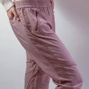 Anthropologie Silky Pink Cropped Pants